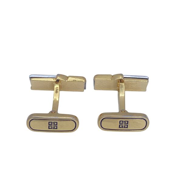 Givenchy Authentic Gold-Tone and Silver-Tone Cufflinks - Picture 3 of 8